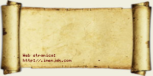 Emilija Pljakić vizit kartica